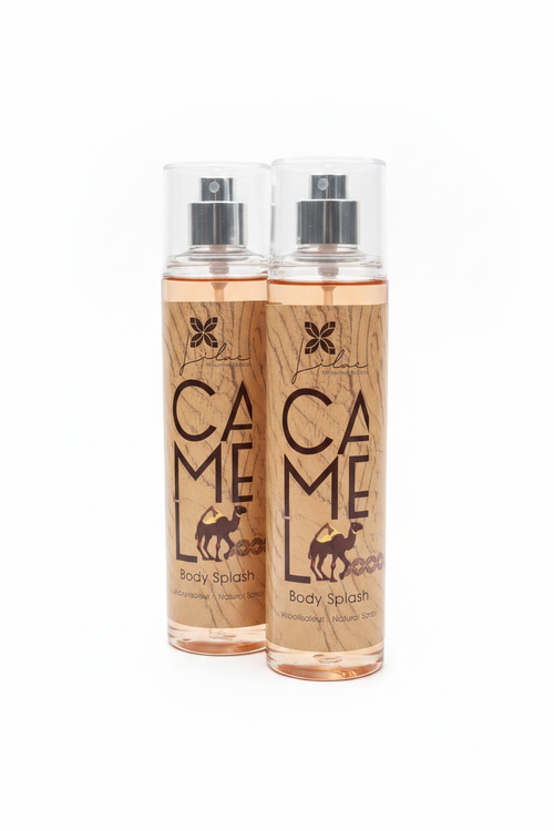 Lilac Camel Body Splash - Enhanced White Background